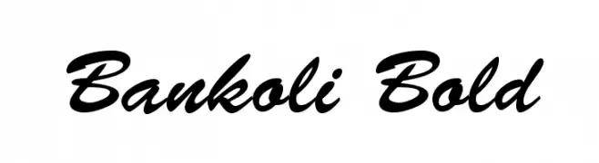 Bankoli Bold  नि: शुल्क फ़ॉन्ट्स डाउनलोड