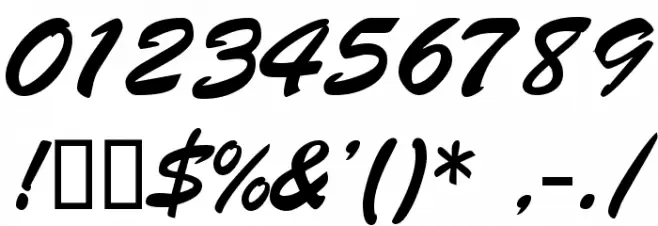 Bankoli Bold Font OTHER CHARS
