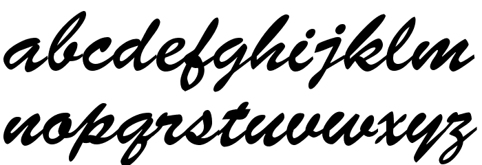 Bankoli Bold Font LOWERCASE