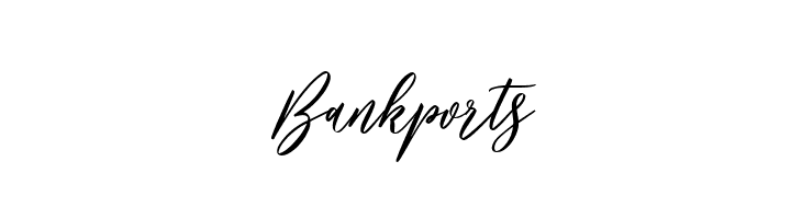 Bankports  Free Fonts Download