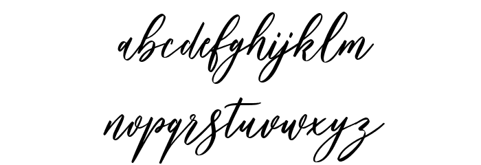 Bankports Font LOWERCASE