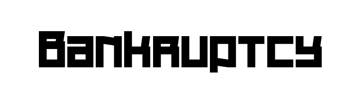 Bankruptcy  لخطوط تنزيل