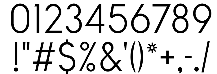 Banks Miles Single Line Font OTHER CHARS
