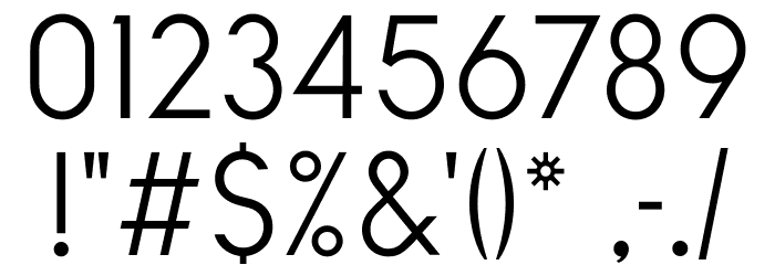 Banks Miles Single Line Font OTHER CHARS