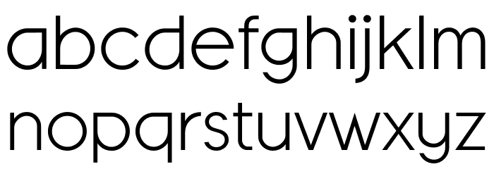 Banks Miles Single Line Font LOWERCASE