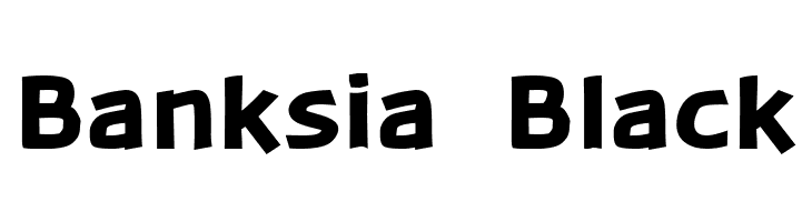 Banksia  Black  免费字体下载