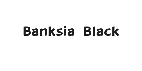 Banksia  Black Logo