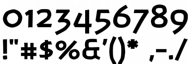 Banksia-Bold Font OTHER CHARS