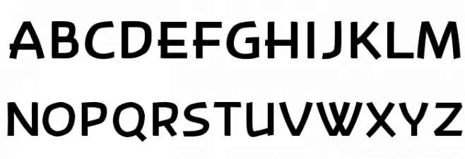 Banksia-Bold Font Litere mari
