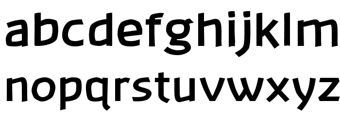 Banksia-Bold Font LOWERCASE