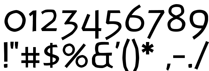 Banksia-Regular Font OTHER CHARS