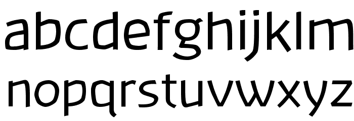Banksia Font LOWERCASE