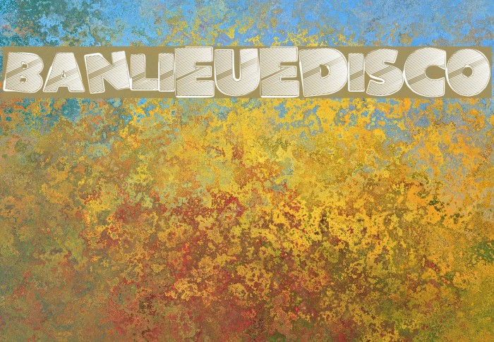 BanlieueDisco Font examples