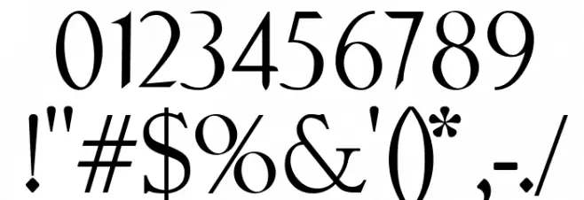 BannedKey Font OTHER CHARS