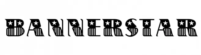 BannerStar  Frei Schriftart Herunterladen