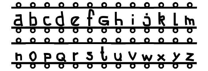 Banner Шрифта строчной
