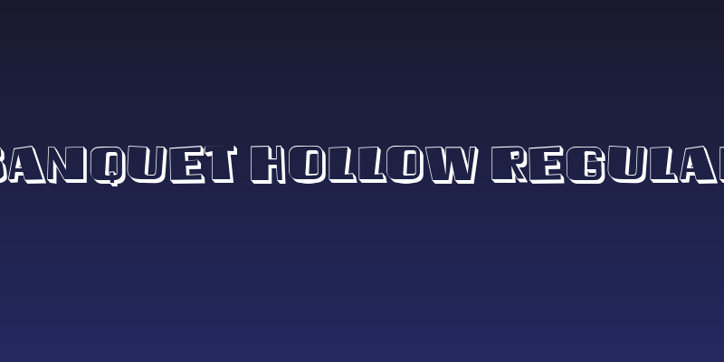 Banquet Hollow Regular Social Header