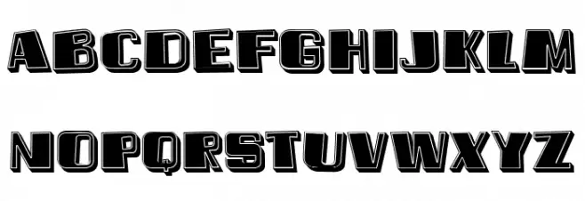 Banquet Regular Font UPPERCASE