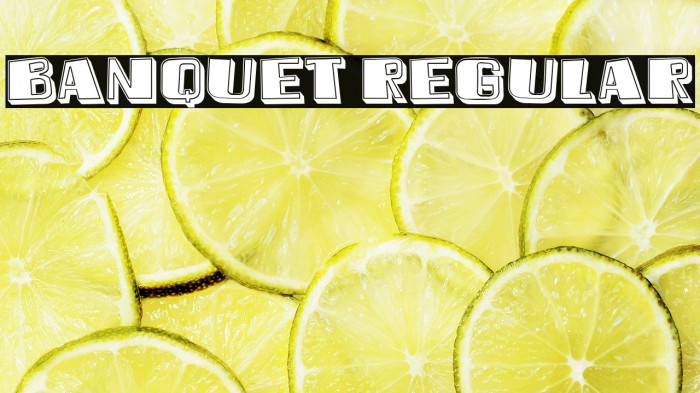 Banquet Regular Example 2