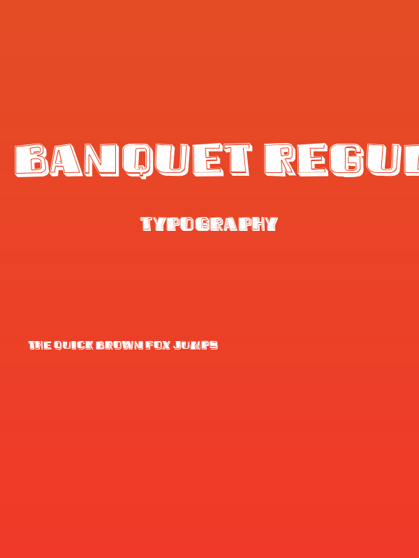 Banquet Regular Poster
