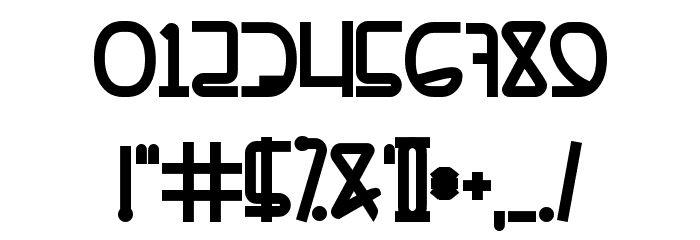 Banquetier-Black Font OTHER CHARS