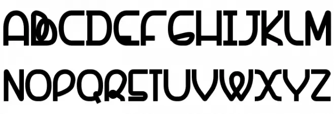 Banquetier-Black خط أحرف صغيرة