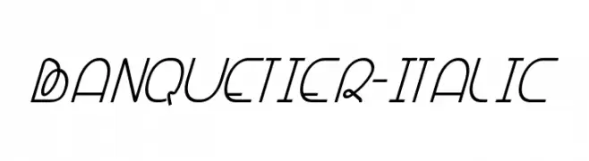 Banquetier-Italic  Fuentes Gratis Descargar