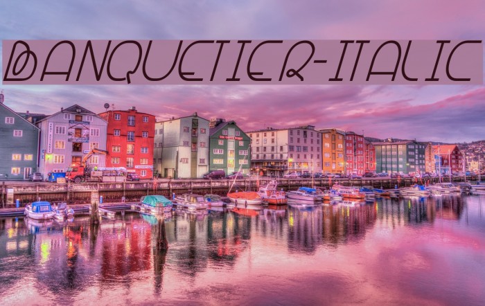 Banquetier-Italic Example 1