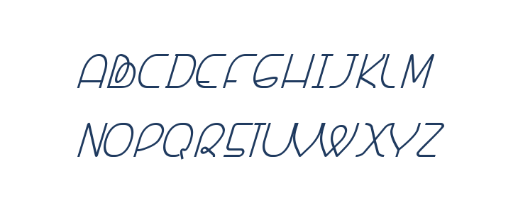 Banquetier-Italic Lowercase