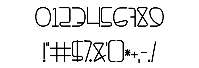 Banquetier Font OTHER CHARS