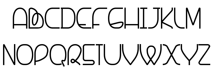 Banquetier Font LOWERCASE