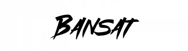 Bansat  Frei Schriftart Herunterladen