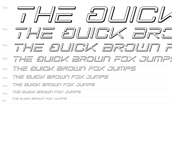 Banshee Pilot 3D Italic Waterfall