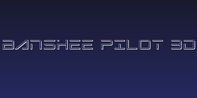 Banshee Pilot 3D Social Header