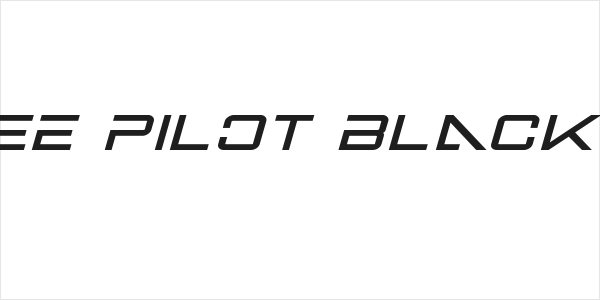 Banshee Pilot Black Italic Logo