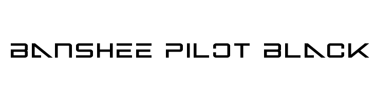 Banshee Pilot Black फ़ॉन्ट