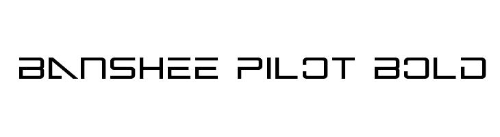 Banshee Pilot Bold  नि: शुल्क फ़ॉन्ट्स डाउनलोड