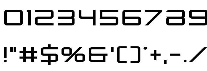 Banshee Pilot Bold Font OTHER CHARS