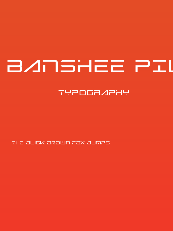 Banshee Pilot Bold Poster