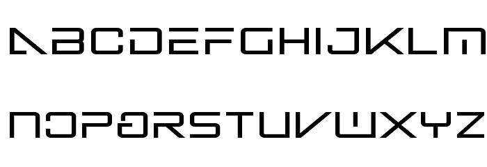 Banshee Pilot Bold Font LOWERCASE