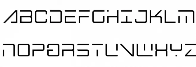 Banshee Pilot Condensed Schriftart Groß