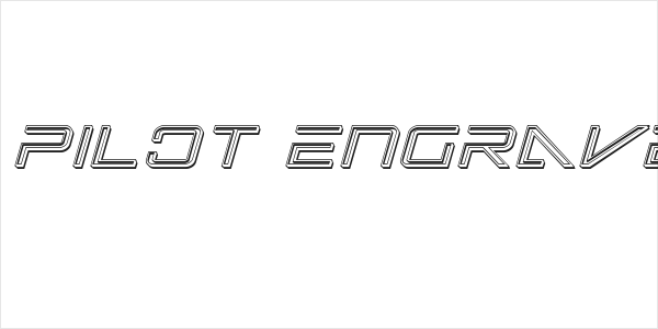 Banshee Pilot Engraved Italic Logo