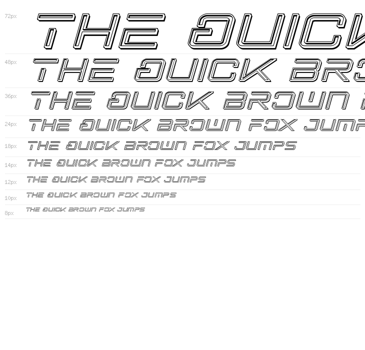 Banshee Pilot Engraved Italic Waterfall