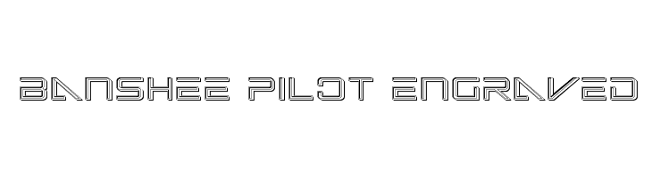 Banshee Pilot Engraved  Frei Schriftart Herunterladen