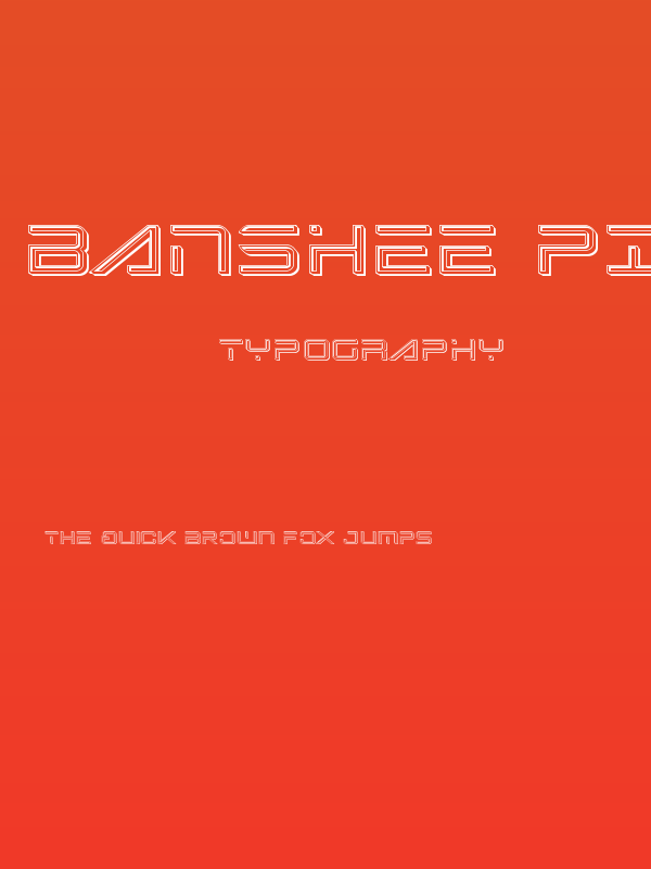 Banshee Pilot Engraved Poster