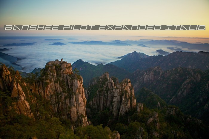 Banshee Pilot Expanded Italic Example 2