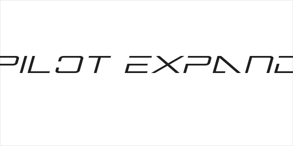 Banshee Pilot Expanded Italic Logo