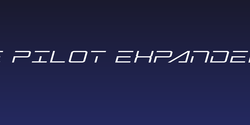 Banshee Pilot Expanded Italic Social Header