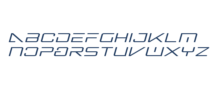 Banshee Pilot Expanded Italic Lowercase