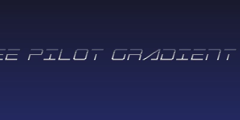 Banshee Pilot Gradient Italic Social Header